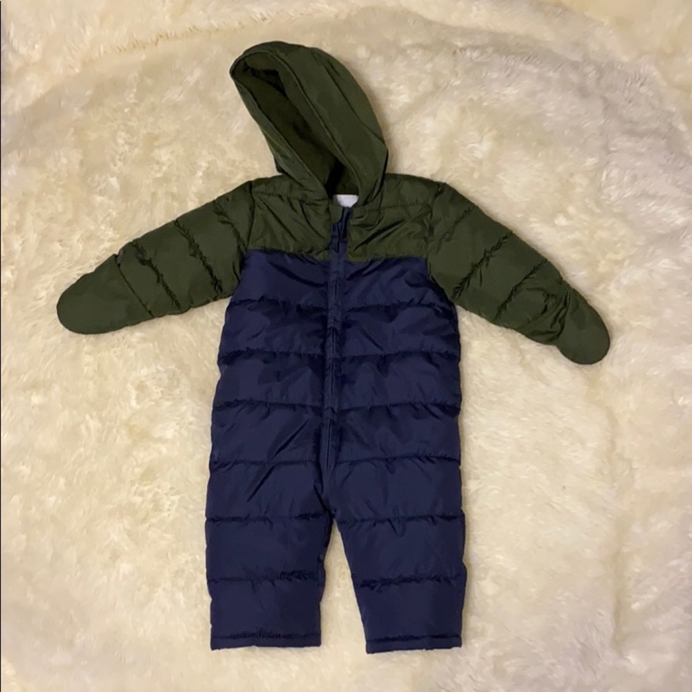 Toddler Boy Bunting / Snow Suit Old Navy 12-18 Mo